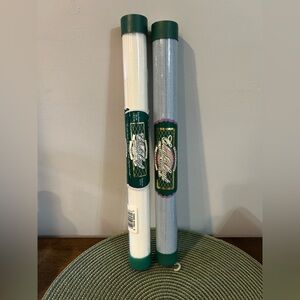 Lot Of 2 Charles Craft 14 ct 15x18 Cross Stitch Fabric Both NEW Details In Notes